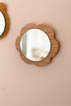 Small flower wooden miroir